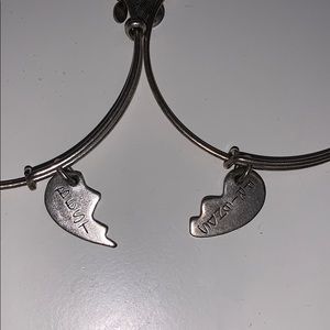 “Best” and “friends” lucky charm bracelets